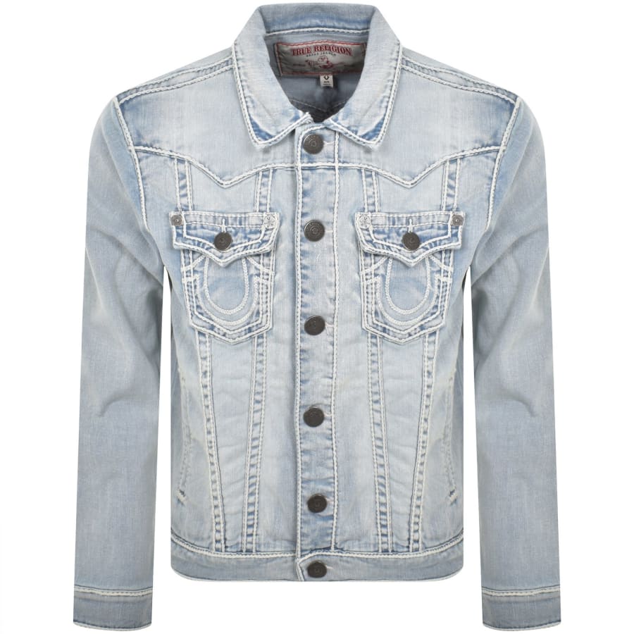 Designer denim jacket men top